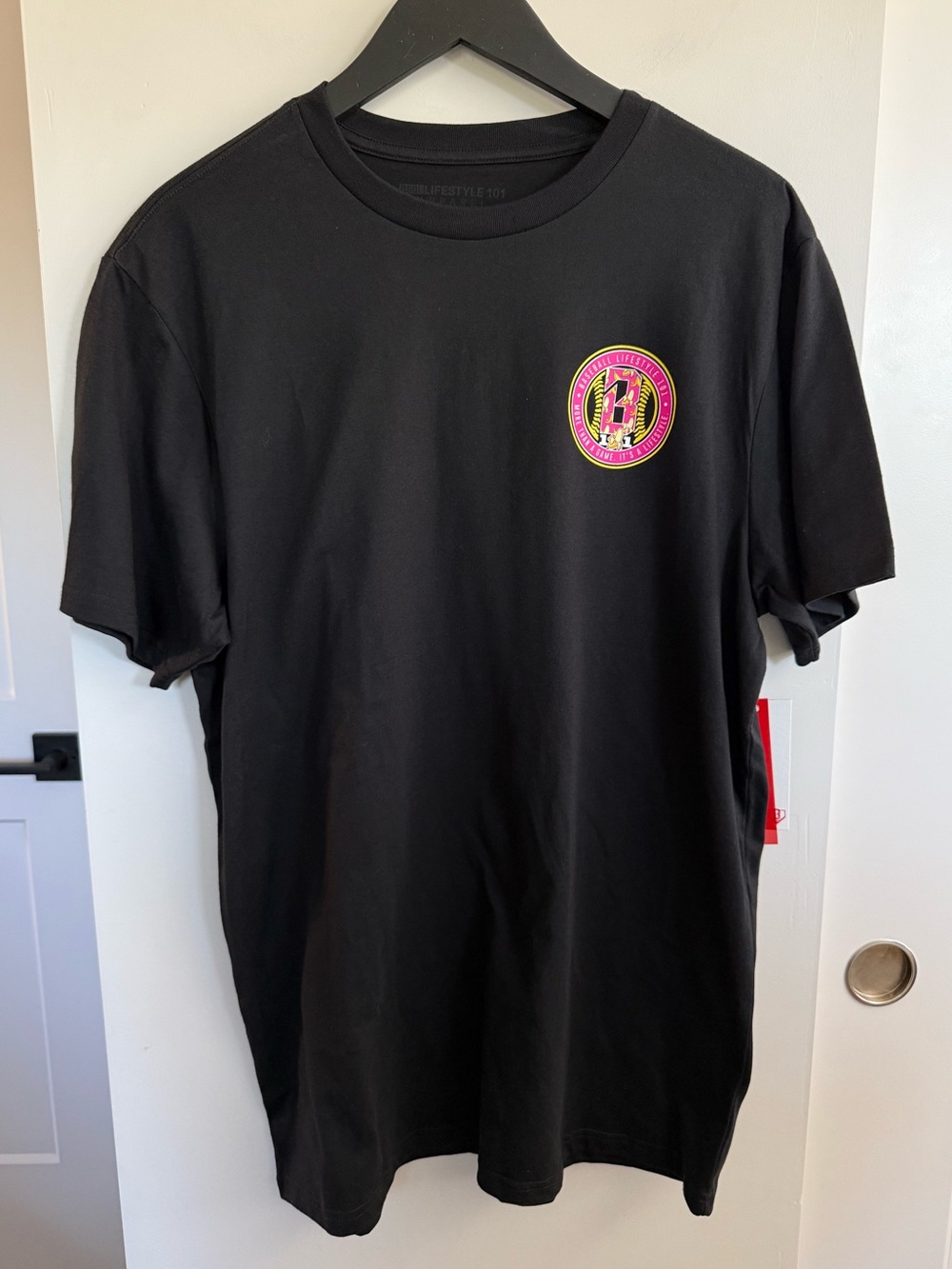NWT Baseball Lifestyle 101 Banana Tee Size Large
